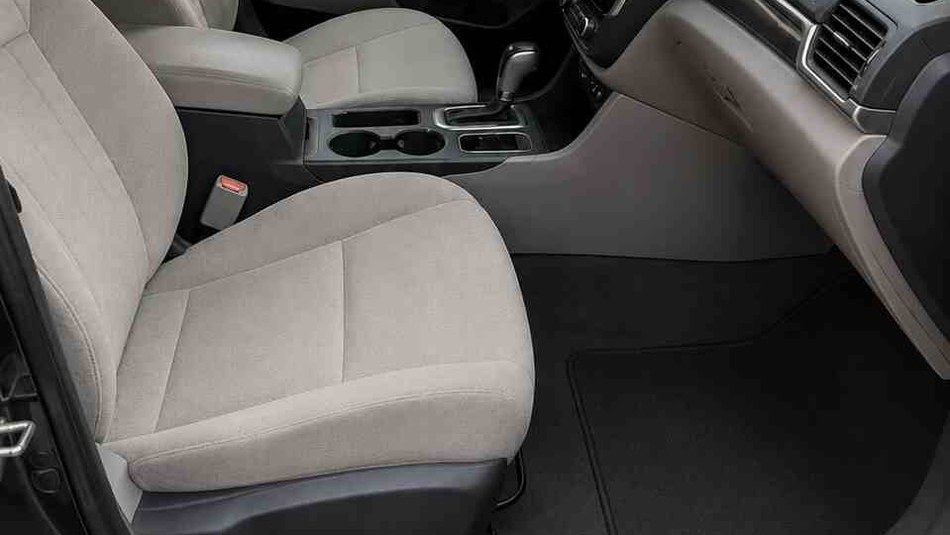 Car interior after detailing — clean seats and floor
